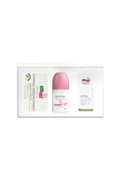 Bakım Kiti Pembe(Kadın deo+Serum+Sabun) Sebamed STD