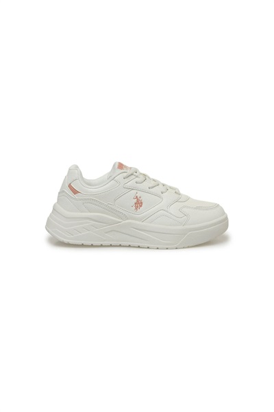 4W,Martha 4Pr U.S. Polo Assn. Kadın Spor Ayakkabı A101812787 BEYAZ
