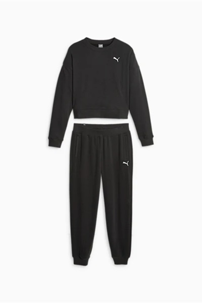 Puma Loungewear Suit Tr Kadın Eşofman Takım 676089-01 BLACK