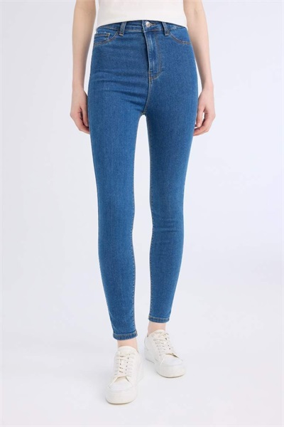 Defacto Kadın Jean Pantolon B7498AX/NM28 MID BLUE