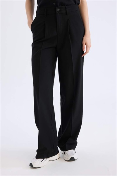 Defacto Kadın Kanvas Pantolon D4360AX/BK27 BLACK