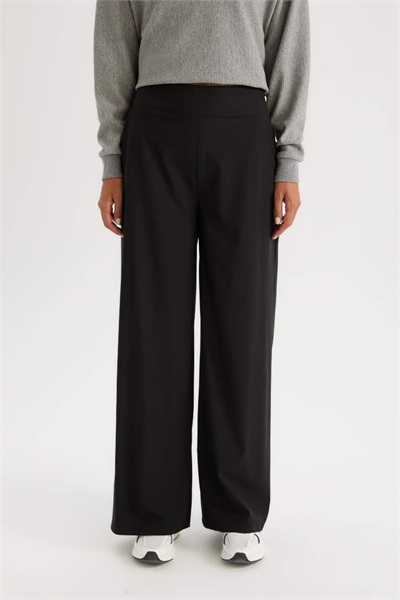Defacto Kadın Kanvas Pantolon C9416AX/BK81 BLACK