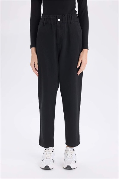 Defacto Kadın Kanvas Pantolon S2790AZ/BK81 BLACK