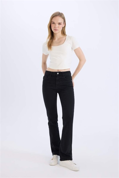 Defacto Kadın Jean Pantolon D5529AX/NM40 BLACK