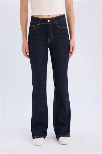 Defacto Kadın Jean Pantolon E3877AX/NM82 BLUE BLACK
