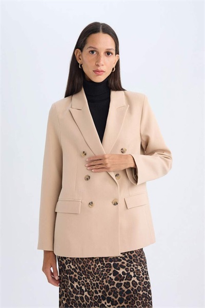 Defacto Kadın Ceket D4562AX/BG647 BEIGE