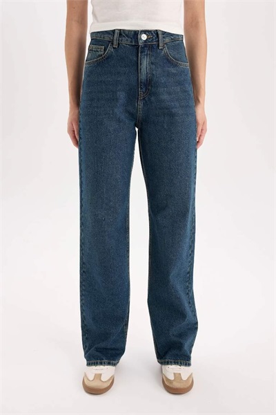 Defacto Kadın  Jean Pantolon D7953AX/NM28 MID BLUE