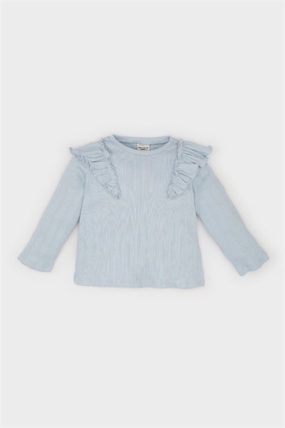 Defacto Kız Bebek Sweat D9381A5/BE343 LT.BLUE