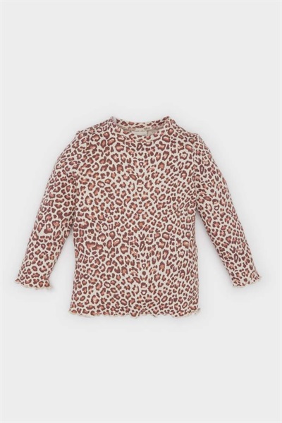 Defacto Kız Bebek Uzun kol T-shirt E5094A5/ER120 STONE