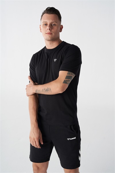 Hummel Hmlt-Ic Ico Regular  Erkek T-shirt 911865-2001 BLACK