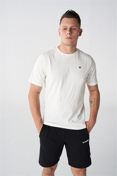 Hummel Hmlt-Ic Ico Regular Erkek T-shirt 911865-9003 OFF WHITE