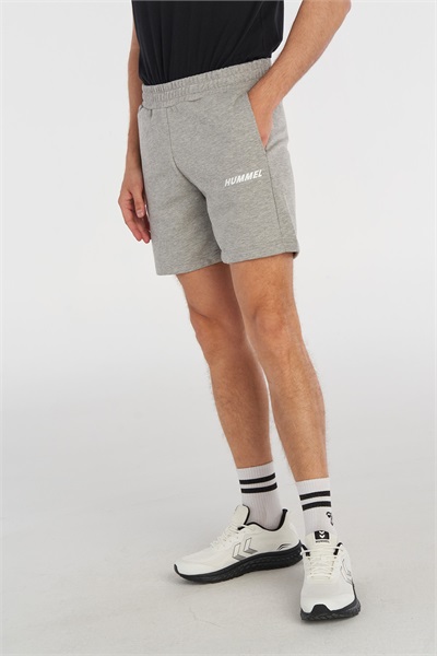 Hummel Hmlelemental Cotton Shorts Erkek Şort 931980-2006 GREY MELANGE