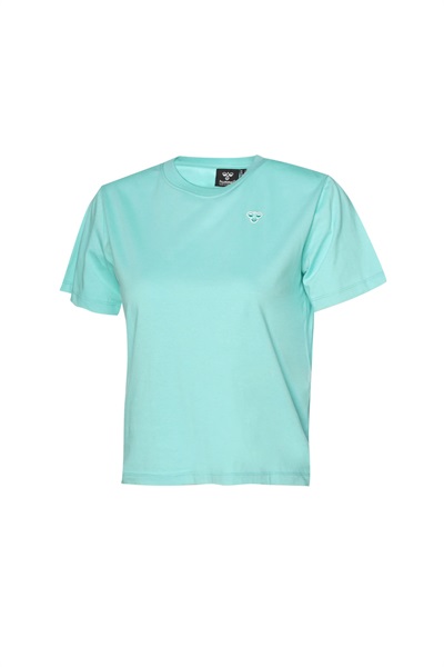 Hummel  Hmlt-Ic Icona Regular Kadın T-Shirt 911867-9951 POOL BLUE