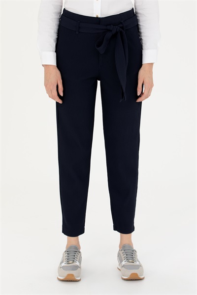Erma-P Us Polo Assn Kadın Kanvas Pantolon 1677195 Lacivert