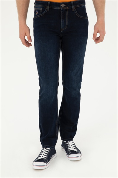 Rc-Lacopo24y Us Polo Assn Erkek Jean Pantolon 1815821 KOYU MAVİ
