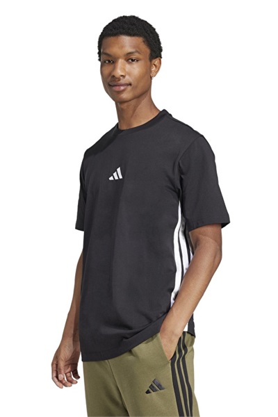 Adidas M 3S Sj T Black Erkek T-shirt JD1906 BLACK/WHITE