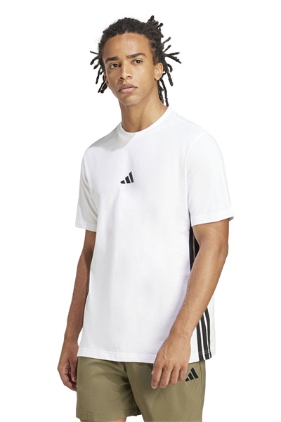 Adidas M 3S Sj T Whıte Erkek T-shirt JE6388 WHITE/BLACK