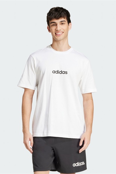 Adidas M Lın Sj T Erkek T-shirt JE9000 WHITE/BLACK