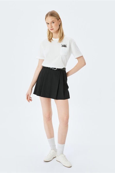 Koton Kadın T-shirt 5SAL10042IK EKRU