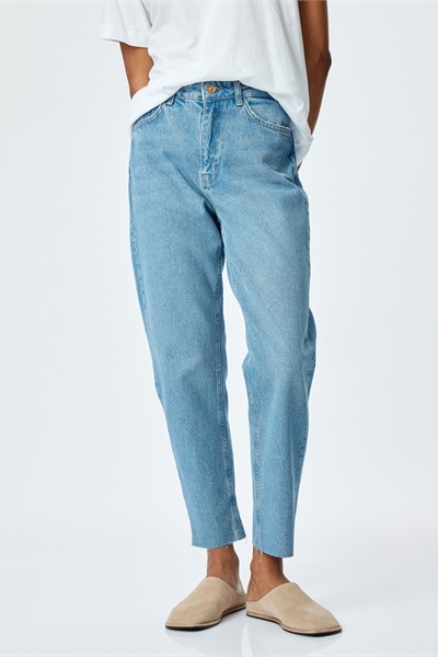 Koton Kadın Jean Pantolon 5SAL40046MD ORTA İNDİGO