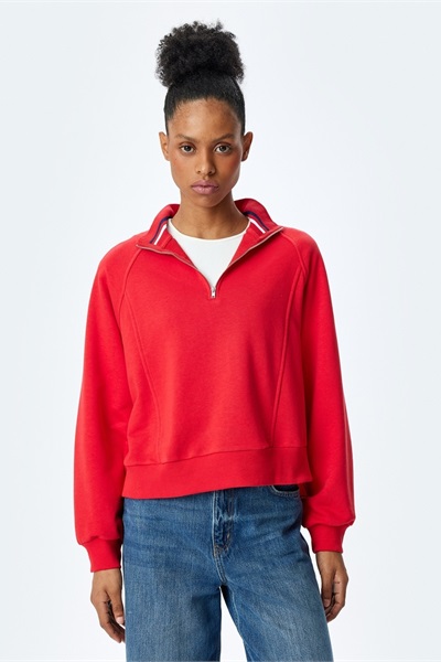 Koton Kadın Sweat 5SAK10224EK KIRMIZI