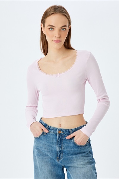 Koton Kadın  Sweat 5SAL10423IK PEMBE
