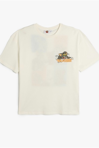 Koton Kadın T-shirt 5SAL10261IK EKRU