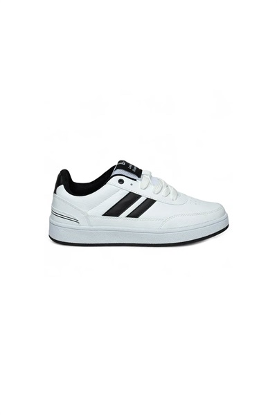 Louis Cooper Erkek Spor Ayakkabı SH01C001 CİLT BEYAZ SİYAH
