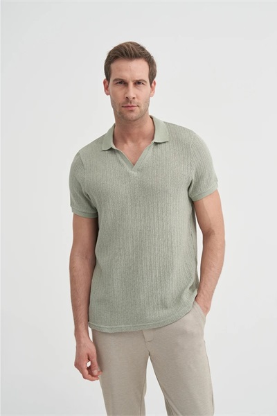 Cazador Erkek T-shirt 4012 AÇIK HAKİ