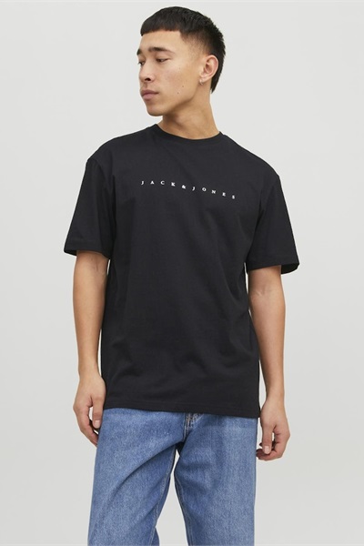 Jack & Jones Jjestar Jj Tee Ss Noos Erkek T-shirt 12234746 Black