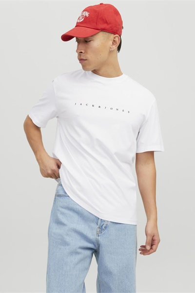 Jack & Jones Jjestar Jj Tee Ss Noos Erkek T-shirt 12234746 White
