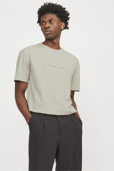 Jack & Jones Jjestar Jj Tee Ss Noos Erkek T-shirt 12234746 Moonbeam