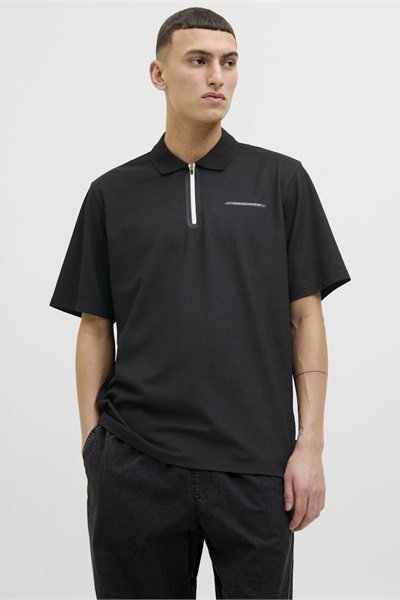 Jack & Jones Jcofusıon Pıque Polo Ss Sn Erkek T-shirt 12273127 BLACK