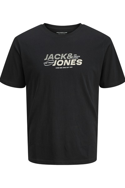 Jack & Jones Jcotarmac Prınt Tee Ss Crew Neck Fst  Erkek T-Shirt 12276408 Tap Shoe