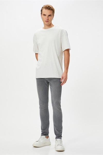 Koton MICHAEL Erkek Jean Pantolon 4SAM40017ND GRİ