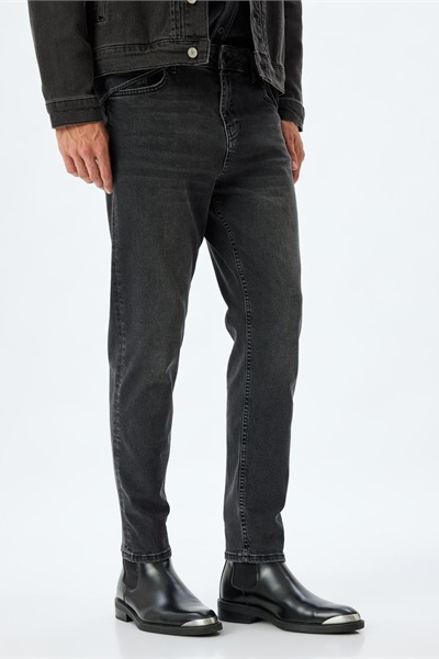 Koton JOE Erkek Jean Pantolon 4WAM40069ND ORTA İNDİGO