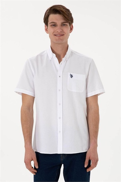 Goxy025Y U.S. Polo Assn Erkek Gömlek 2084143 Beyaz