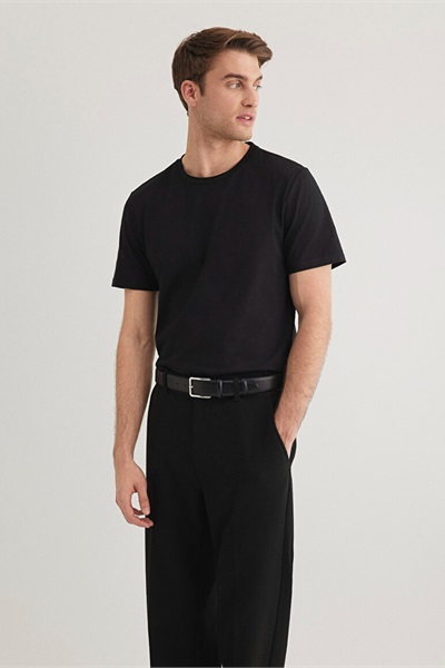 Mavi Stretch Erkek T-Shirt M061747-900 Siyah