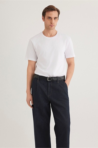 Mavi  Erkek T-Shirt M065574-620 Beyaz
