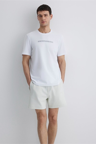 Mavi Regular Erkek  T-shirt M0612647-620 Beyaz