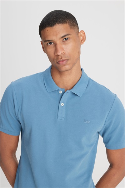 L211810 Polo Yaka Lee Erkek T-shirt L211810400 Blue