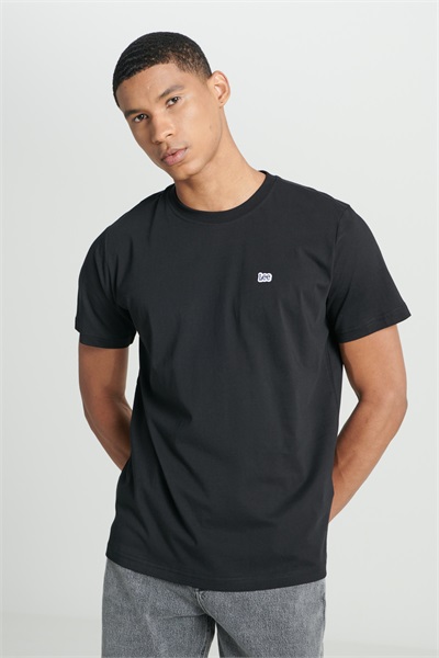 L60UFQ Small Logo Lee Erkek T-shirt L60UFQ01 Black