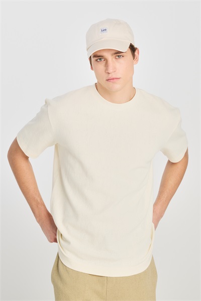 Lee Basic Premium Erkek T-shirt L2510271102 OffWhite