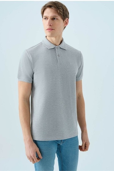 Loft Erkek Regular Fit T-shirt LF2035136 GRAY MELANGE