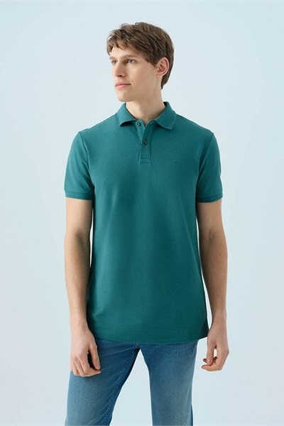 Loft Erkek Regular Fit T-shirt LF2035136 DARK GREEN