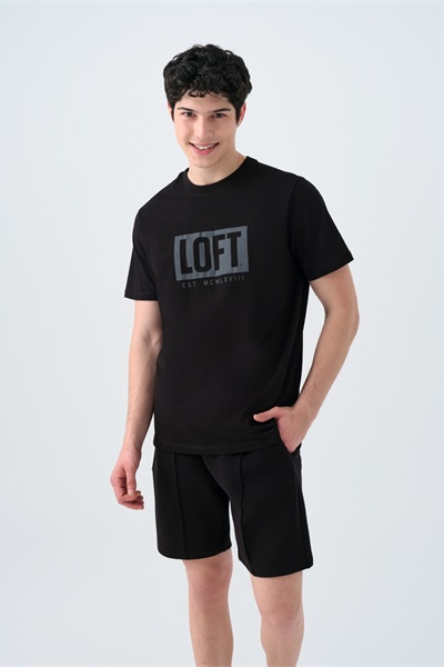 Loft Erkek Regular Fit T-shirt LF2036273 BLACK
