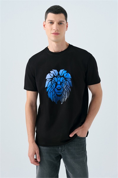 Loft Erkek Regular Fit T-shirt LF2039546 BLACK