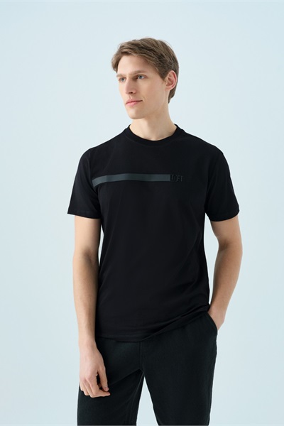 Loft Erkek Regular Fit T-shirt LF2039588 BLACK