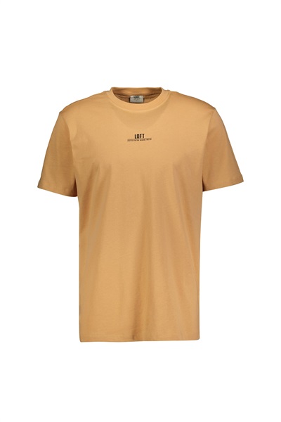 Loft Erkek Regular Fit T-shirt LF2038728 CARAMEL