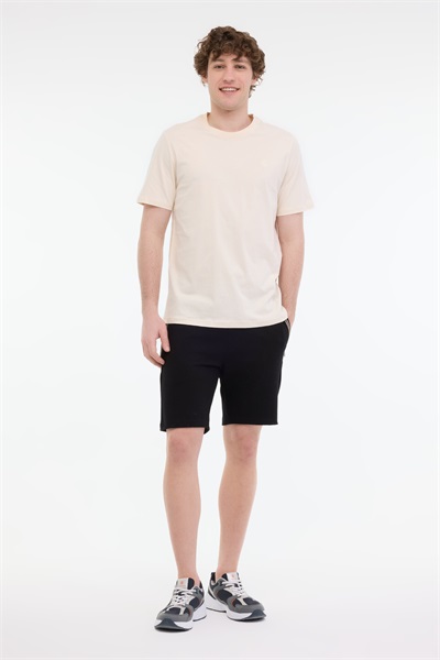 Mb Ct102 C Nk T-Sh 5Fx Lumberjack Erkek T-shirt A101939392 BEJ